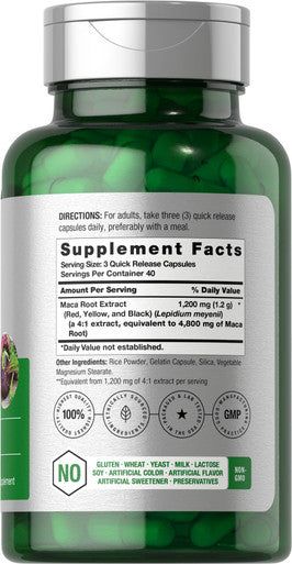 Horbaach Maca Root Capsules For Men And Women