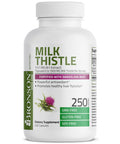 Bronson Milk Thistle Silymarin Marianum & Dandelion Root Liver Health Support, Antioxidant Support, Detox, 250 Capsules