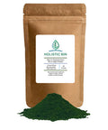 Holistic Bin Marine Phytoplankton Powder ly Grown in Nordic Seawater | Vegan Omega 3 Supplement | Rich in Amino s, Chlorophyll, Vitamins, & Trace Minerals (50g)