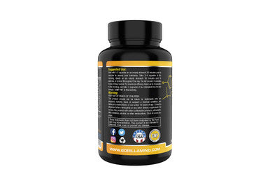 Gorilla Mind a2 AM Fat Burner Capsules Advanced Fat Loss Formula / Suppresses Appetite, Increased Fat Loss, Increased Energy (120 Capsules)