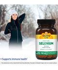 Country Life Selenium Yeast Free Supports Immune 100Mcg 180 Tablets