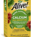 Nature'S Way Alive! Calcium Bone Support* Supplement, Vitamin D3, K2 & Magnesium, 120 Tablets