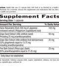 Country Life Resveratrol Plus Supports Cardiovascular Health 120 Vegan Capsules Certified Gluten Free Certified Vegan Non-Gmo Verified