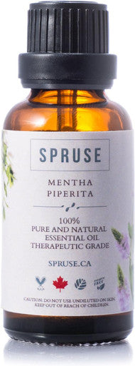 SPRUSE Peppermint Essential Oil - 30ml - 100% Natural Undiluted