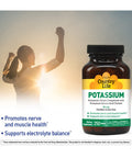 Country Life Potassium 99Mg 250 Tablets Certified Gluten Free