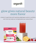 Organifi Glow - Vegan Collagen Powder For Women - Organic Flavored Water Ingredient, 30 Servings