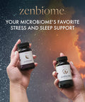 Microbiome Labs Stress Management Bundle - ZenBiome Cope (60 Capsules) Zenbiome Sleep (30 Capsules) - Two 'Psychobiotic' Probiotic Supplements