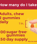 Nature Made Zero Sugar Vitamin C Gummies 250 Mg Per Serving Immune & Antioxidant Support 100 Sugar Free Gummies 50 Day Supply