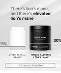 18,000mg 10x Concentrated Ultra High Strength Extract Made with Organic Lions Mane 30% Polysaccharides Highly Concentrated and Bioavailable 120 Veggie Capsules