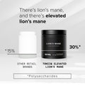 18,000mg 10x Concentrated Ultra High Strength Extract Made with Organic Lions Mane 30% Polysaccharides Highly Concentrated and Bioavailable 120 Veggie Capsules