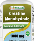 Best Naturals Creatine Monohydrate 1000 mg 240 Tablets