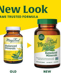 Megafood Balanced Minerals - Calcium, Fermented Magnesium Glycinate, Zinc, Selenium, Gtf Chromium, Molybdenum, Nettle Leaf, Horsetail Leaf - Made Without 9 Food Allergens - 90 Tablets (30 Servings)