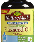 Nature Made Flaxseed Oil 1 000 Mg Softgels 180 Ct