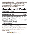 Nature's Way Lutein, Supports Eye Health*, 20 mg per Serving, 60 Softgels