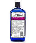 Dr Teal's Foaming Bath with Pure Epsom Salt, Black Elderberry with Vitamin D & Essential Oils, 34 fl oz