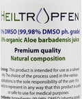 Heiltropfen DMSO Gel with Aloe Vera | 5 Oz - 150 g | DMSO Cream | High Purity