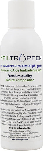 Heiltropfen DMSO Gel with Aloe Vera | 5 Oz - 150 g | DMSO Cream | High Purity