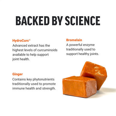 Force Factor Better Turmeric Joint Support Supplement for Extra Strength Joint Health Featuring HydroCurc Turmeric Curcumin with Black Pepper for Superior Absorption Fruit Splash 60 Soft Chews