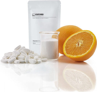 Vitamin C Tablets | 1000mg Supplements for Immune Health, Energy & Collagen Production | Oxford Vitality