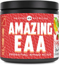 Amazing Nutrition EAA Essential Amino Acids | 8 Grams EAA's Per Serving | 30 Servings | 330 Grams Powder Supplement | Made in USA (Natural Fruit Punch)
