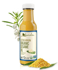 Kevala Organic Extra Virgin Sesame Oil ÃƒÂ¢Ã¢â€šÂ¬Ã¢â‚¬Å“ 17.5 lb, Body Care and Hair Care | High Smoke Point Vegetable Oil for Cooking and Baking, Made with Organic Sesame Seeds, Non-GMO, Kosher, Skin Care Uses