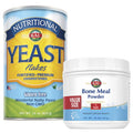 KAL Bone Meal Powder & Nutritional Yeast Bundle | Two Favorite Nutrition-Enhancing Products in One | 20 oz & 22 oz