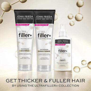John Frieda Ultrafiller+ For Fine Hair Volumizing Biotin And Hyaluronic Acid Hair Thickening Spray 5 Oz