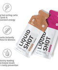FIRST ENDURANCE Liquid Shot - Running Cycling Triathlon Fuel for Instant Energy and Cramp Relief | Electrolytes High Carb | Liquid Energy for Endurance Sports | Kona-Mocha w/25mg of Caffeine