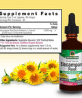 Nature'S Answer Elecampane Root 2 oz. Low Organic Alcohol 2000mg - Herbal Supplement - Non GMO & Kosher - Low Alcohol Gluten 100% Vegan - 2 FL Oz
