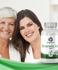 LongLifeNutri Hyaluronic Harmony: 100Mg Ha, 180 Vegetarian Capsules For Optimal Knee & Joint Care, Enhanced Skin Elasticity, And Youthful Glow