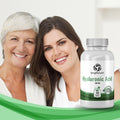 LongLifeNutri Hyaluronic Harmony: 100Mg Ha, 180 Vegetarian Capsules For Optimal Knee & Joint Care, Enhanced Skin Elasticity, And Youthful Glow