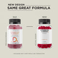 Codeage Vitamin D3 Gummy Vitamins Vitamin D3 5000 IU Gummies Cholecalciferol 125 mcg Soft Pectin-Based Animal Gelatin- Gummy Gummies Vitamins Tasty Strawberry Non-GMO - 2-Pack