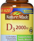 Nature Made Nature Made Vitamin D3 2 000 I.U. Liquid Softgels 250-Count (Pack Of 2)