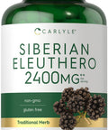 Carlyle Siberian Eleuthero Root Capsules | 2400Mg | 300 Count | Non-Gmo, Gluten Free Formula | Siberian Ginseng | Eleutherococcus