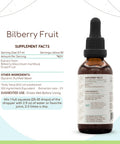 Bilberry Fruit B60 Alcohol-Free Herbal Extract Tincture, Concentrated Liquid Drops Natural Bilberry (Vaccinium Myrtillus) Dried