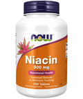 NOW Niacin 500 mg 250 tabs