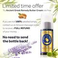 Organic Anti Aging Facial and Body Butter Cream for Dry Skin Face Hair Hands Cuticle Nails. Made of Almond Olive Jojoba Vitamin E Lavender oil. Day and Night Moisturizer for Men and Women