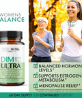 Dim Supplement: Dim Ultra 455Mg Diindolylmethane, Broccoli, Bioperine Natural Estrogen Blocker For Men, Female Hormone Balance For Women Menopause, Hormonal Acne, Pcos Support
