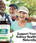 Mother Nature Organics Superfoods for Organic Living Stone Breaker Chanca Piedra Capsules, Dissolve Kidney & Gallbladder, Detoxify Urinary Tract, Flush Impurities, Kidney Support With Celery Seed Extract - 60 Veg Capsules