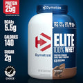 Dymatize Elite 100% Whey Protein Powder Rich Chocolate 5 Pound