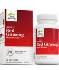 Terry ly HRG80 Red Ginseng Male ual Enhancement 48 Capsules Korean Red Ginseng Root Powder, Panax Ginseng, HRG80 - Non-GMO, Vegan,