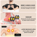 Pro Percussion Massagers For Neck And Back With Heat,Deep Tissue Percussion Back Massager, Neck And Shoulder Massager For Pain Relief,Shoulder Massager For Muscle Pain Relief