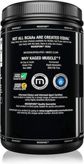 KAGED MUSCLE Fermented BCAA Powder Plant Based Non-GMO Supports Protein Synthesis Vegan Friendly Branched Chain Amino Acids Aminos BCAAs Unflavored 72 Servings 14.1 Ounce