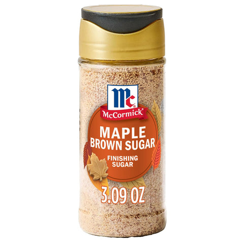 McCormick Finishing Sugar, Pumpkin Spice, Limited Edition, Sweet Blend of Warm Pumpkin Spices, The Perfect Finish for Cookies, Muffins, Pancakes, Bread, and More, 3.66 oz (Pack of 2)