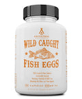 Ancestral Supplements Wild Caught Fish Eggs - Supports Brain, Heart, Fertility and Inflammatory Health (Whole Food Source of Omega-3 Fatty Acids, Vitamins D, K2 & A) 30-day supply