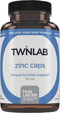 Twinlab Zinc Caps Immune Support Metabolism Skin Care 100 Capsules