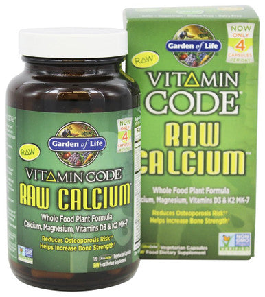 Garden of Life Vitamin Code Raw Calcium 120 Vegetarian Capsules