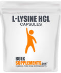 BulkSupplements.com L-Lysine HCL L-Lysine for Cats Immune Support Formula L Lysine Powder Lysine Powder for Cats (100 Gelatin Capsules)