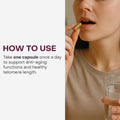 Healthycell Telomere Length Supplement - Anti-Aging Telomere Lengthening Supplements With Phytonutrients & Vitamins For Cellular Health - Ac-11 Astragalus & Resveratrol - 30 Capsules