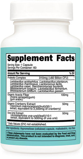 Nutricost Probiotic for Women 60 Billion CFU 60 Capsules